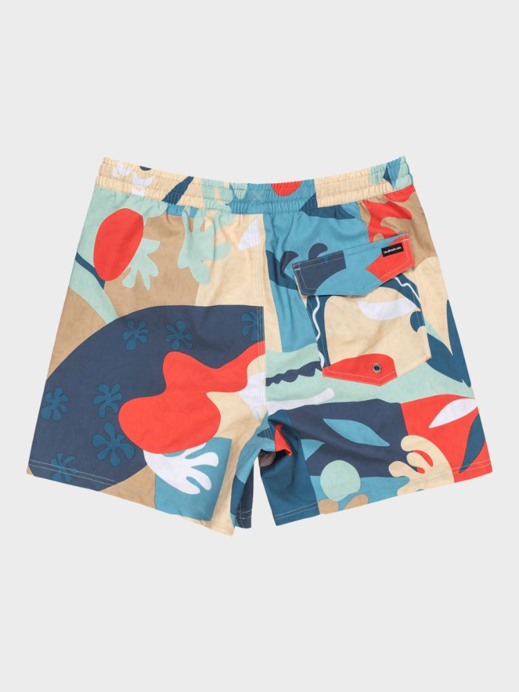 Surfsilk - Badebukser til mænd - Khaki Abstractom - Gumpel & Co