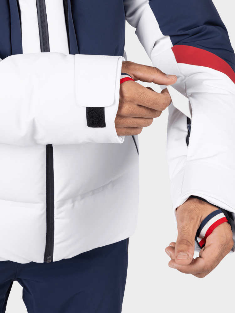 Ciastel Dun Skijakke - Mænd - Hvid / Blå - Gumpel & Co