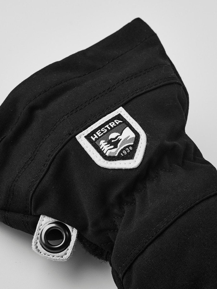 Kids Army Leather Heli Skivanter - Børn - Black - Gumpel & Co