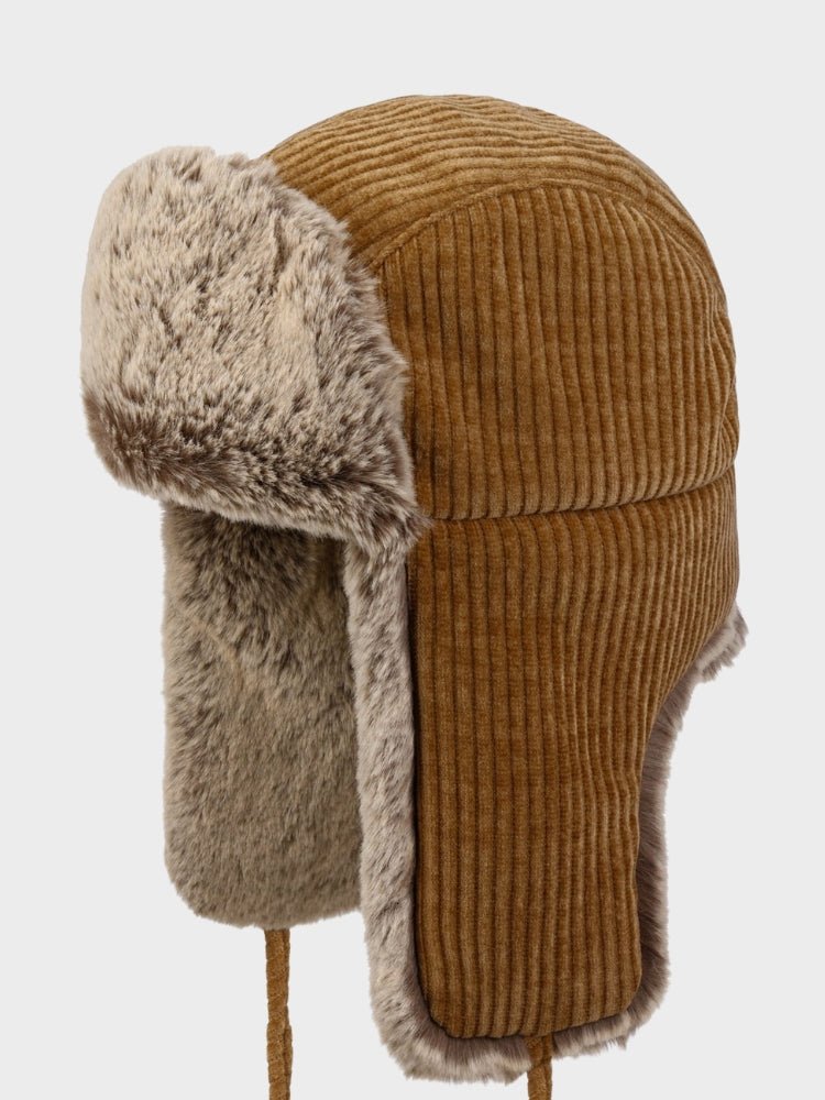 Bomber Cap Cord Jersey Hue - Unisex - Beige - Gumpel & Co