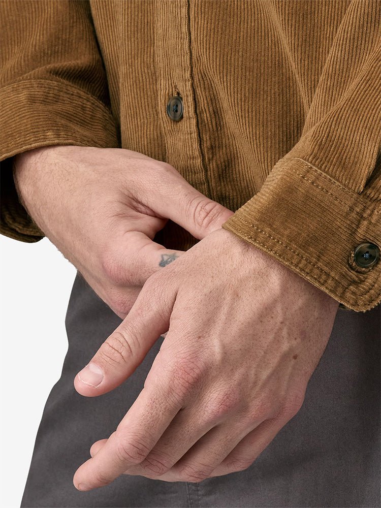 Corduroy Skjorte - Herre - Coriander Brown - Gumpel & Co