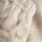 Men's Fig Loose Hør Pants - Herre - Light Feather Gray - Gumpel & Co