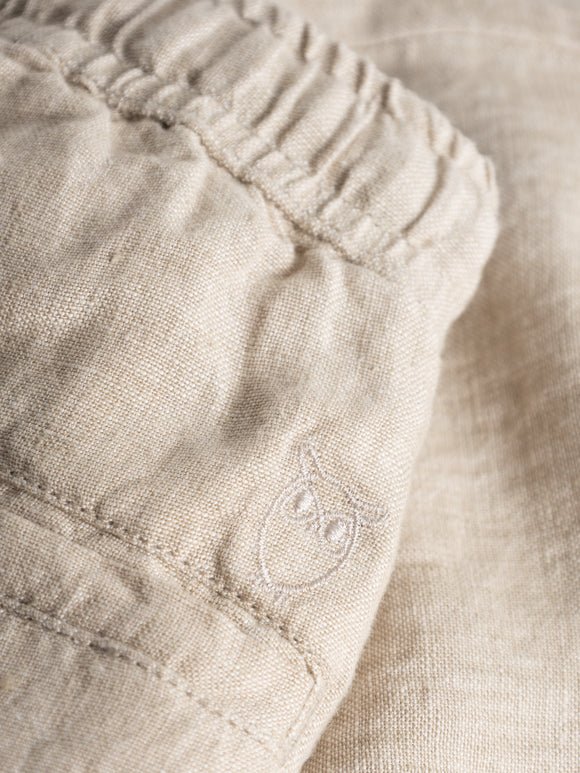 Men's Fig Loose Hør Pants - Herre - Light Feather Gray - Gumpel & Co