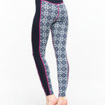 Women's Rose 100% Merino High Waist Skiunderbukser - Dame - Royal - Gumpel & Co