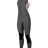 Women's Bahia 1,5mm Front Zip Short Sleeve Full våddragt | Damer | Graphite/Drift Blue/Desert Bloom - Gumpel & Co