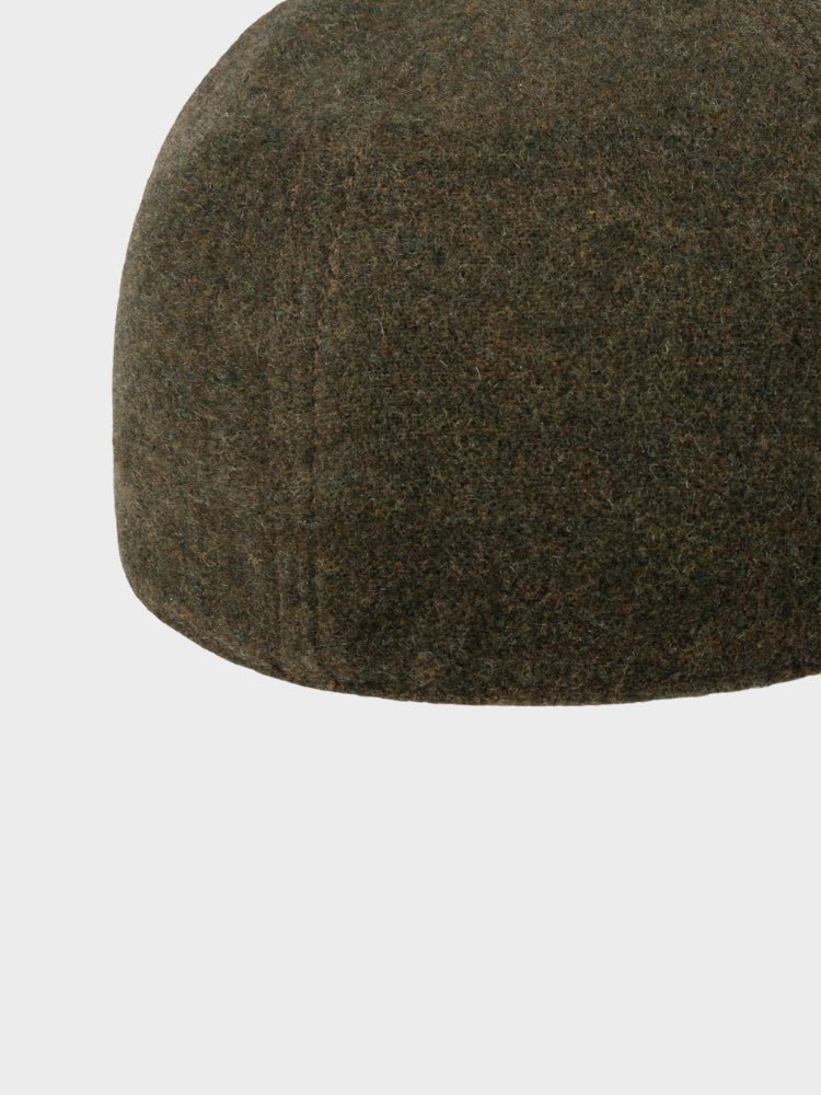 Baseball Wool/Cashmere Cap - Unisex - Moss - Gumpel & Co