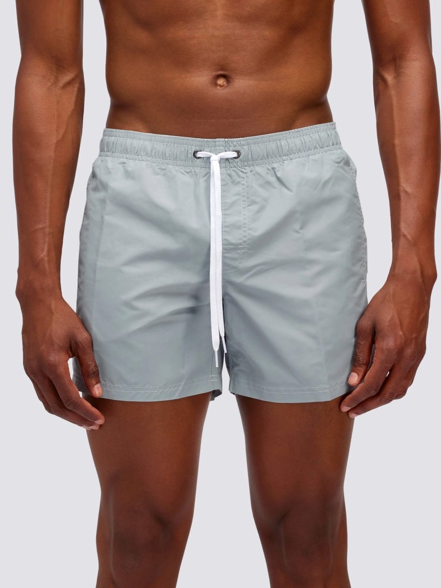 Men's Iconic Stretch Waist Badeshorts - Herre - Cloud - Gumpel & Co