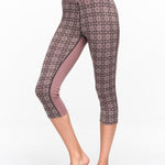 Women's Rose Light Capri 3/4 100% Merino Skiunderbukser - Dame - Taupe - Gumpel & Co