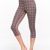 Women's Rose Light Capri 3/4 100% Merino Skiunderbukser - Dame - Taupe - Gumpel & Co