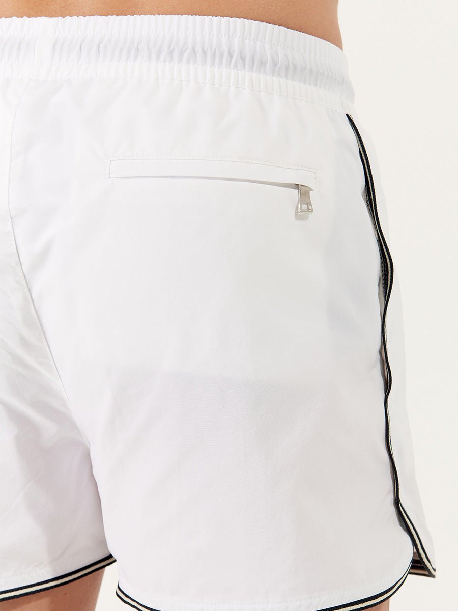Men's Tom Badeshorts - Herre - Blanc - Gumpel & Co