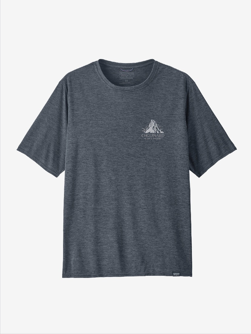 Capilene Cool Daily Graphic T-Shirt - Herre - Smolder Blue - Gumpel & Co