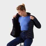 Cha Noos Dunjakke - Womens - Navy - Gumpel & Co