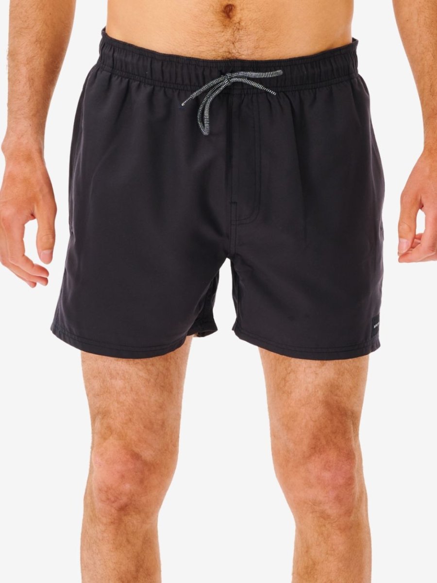 Offset Volley 15 Boardshort - Herre - Black - Gumpel & Co