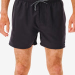 Offset Volley 15 Boardshort - Herre - Black - Gumpel & Co
