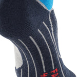 Men's SK2 Intermediate Wool Skisokker - Herre - Light Grey/Blue - Gumpel & Co
