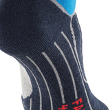 Men's SK2 Intermediate Wool Skisokker - Herre - Light Grey/Blue - Gumpel & Co