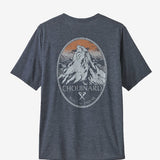 Capilene Cool Daily Graphic T-Shirt - Herre - Smolder Blue - Gumpel & Co