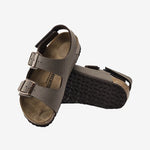 Milano HL Kids Birkibuc sandal - Mocha - Normal - Gumpel & Co