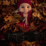 Junior Czone Pickup 5 - finger Handske - Børn - Sort/Kiwi - Gumpel & Co