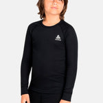 Kids Active Warm Eco Base Layer Skiundertrøje - Børn - Black - Gumpel & Co