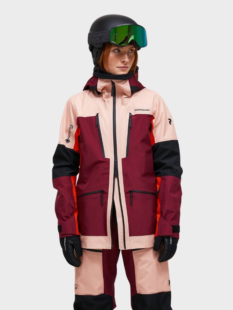 Vertical GORE - TEX Pro Skijakke - Dame - Peach Fuzz - Gumpel & Co