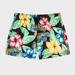 SUNDEK Boardshort Flower Print - Mens - Black