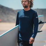Men's Basic Skins Langærmet Rashguard - Herre - Navy - Gumpel & Co