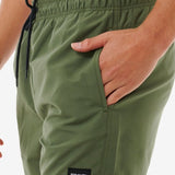 Offset Volley 15 Boardshort - Herre - Dark Olive - Gumpel & Co