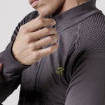 Men's Energy Accumulator 4.0 Midlayer - Herre - Charcoal/Yellow - Gumpel & Co