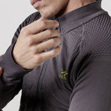 Men's Energy Accumulator 4.0 Midlayer - Herre - Charcoal/Yellow - Gumpel & Co