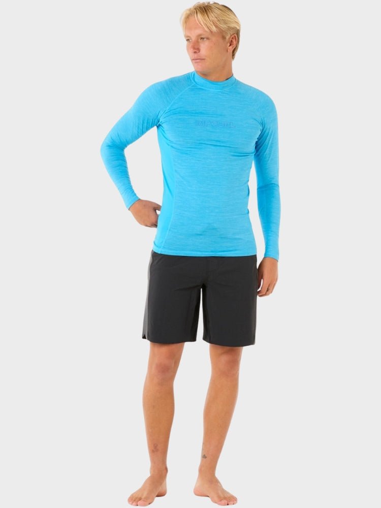 Dawn Patrol UV Long Sleeve Rash Guard - Mænd - Blue Paint - Gumpel & Co