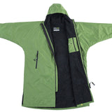 Advance Long Sleeve Surf Poncho - Voksne - Forest Green/Black - Gumpel & Co