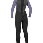 Women's Reactor II 3/2mm Back Zip Full våddragt | Damer | Black/Mist - Gumpel & Co