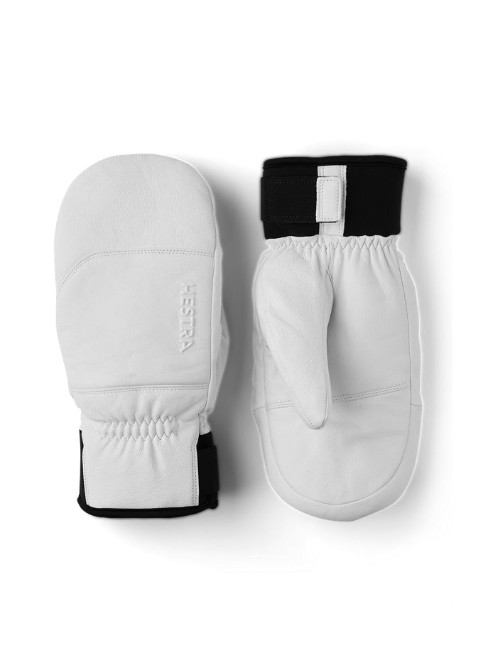 Women's Omni Mitten Leather Skivanter - Dame - White - Gumpel & Co