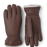 Deerskin Primaloft Handsker - Unisex - Chokolate - Gumpel & Co