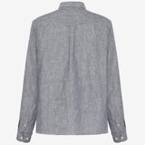 Custom Fit Linen Shirt - Herre - Vintage Indigo - Gumpel & Co