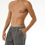 Men's Classic Surf Cord Volley Fløjlsshorts - Herre - Charcoal Grey - Gumpel & Co