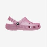 Toddler Classic Glitter Clog - Pink Tweed Glitter - Gumpel & Co