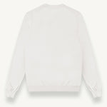 Men's Sweater m. Rund Hals - Herre - White - Gumpel & Co