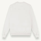 Men's Sweater m. Rund Hals - Herre - White - Gumpel & Co