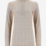 Women's Rose Light Half - Zip Skiundertrøje - Dame - Oat - Gumpel & Co