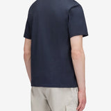 Plain T-shirt With Archive Logo - Herrer - Navy - Gumpel & Co
