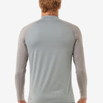 Rip Curl Shock UV Long Sleeve Rash Guard - Herre - Light Grey Marle - Gumpel & Co