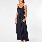 Classic Surf Maxi Dress - Dame - Black - Gumpel & Co