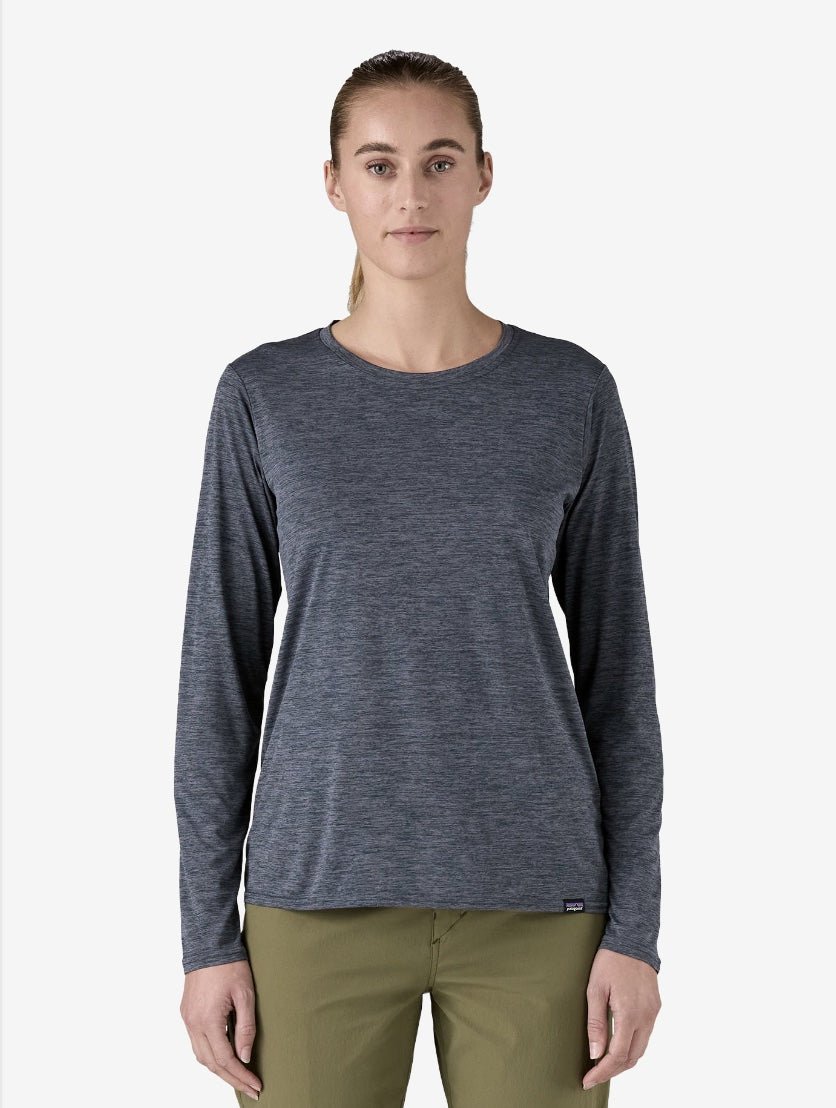 Capilene Cool Daily LS Shirt - Dame - Smolder Blue - Gumpel & Co