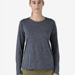 Capilene Cool Daily LS Shirt - Dame - Smolder Blue - Gumpel & Co