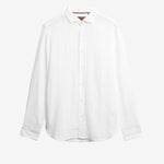 Vacation L/S Linen Shirt - Men - Optic - Gumpel & Co