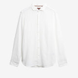 Vacation L/S Linen Shirt - Men - Optic - Gumpel & Co