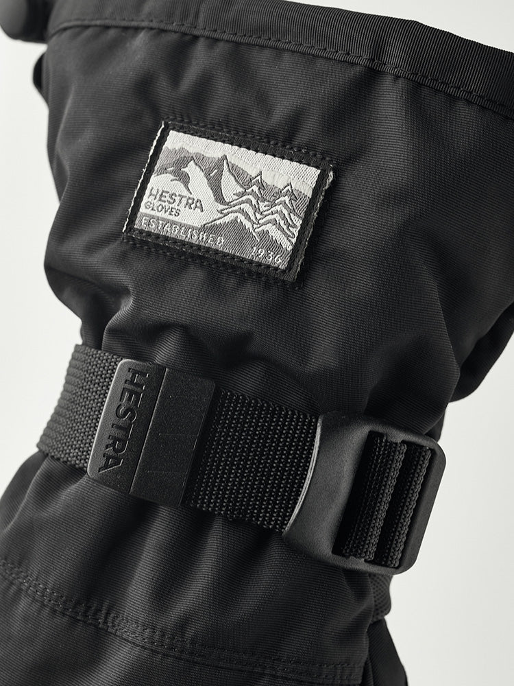 Gauntlet Sr. 3 - finger skihandske - unisex - black - Gumpel & Co