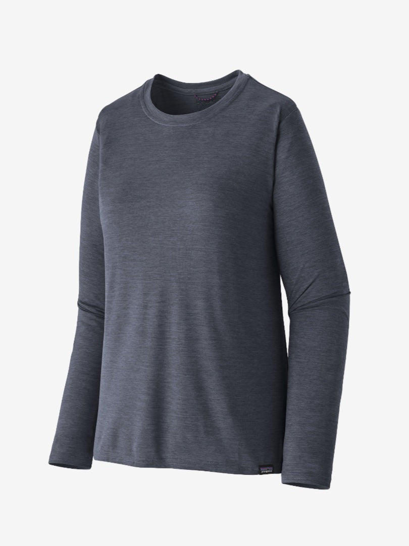 Capilene Cool Daily LS Shirt - Dame - Smolder Blue - Gumpel & Co